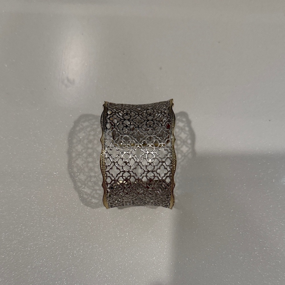 Kate Spade Silver and Gold Filigree Bracelet
